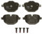 TRW GDB1840 Bremsbelagsatz 4-Teilig für BMW 5 Touring (F11) 2009-2017 Hinterachse und Andere Fahrzeuge