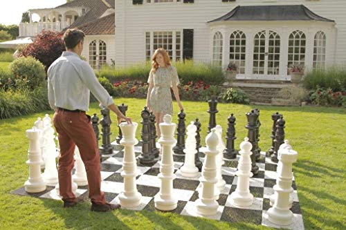 Uber Games Giant Outdoor Chess Set - 90cm King, Family Fun, Garden Entertainment, 2 Players, Age 12+