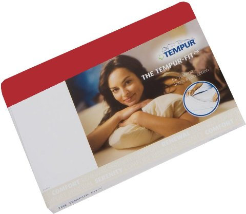 Tempur Jersey-Reißverschluss-Schlafkissenbezug Symphony S+M-Karmin