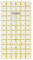 Prym Universal 6 x 12 inch Omnigrid Lineal, Kunststoff, transparent