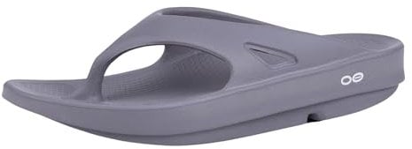 OOFOS Unisex Ooriginal Sport Flip Flop, Black Graphite, 11 UK