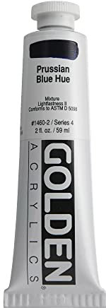 Golden Acrylique : 60ml épais Historical - Bleu de Prusse