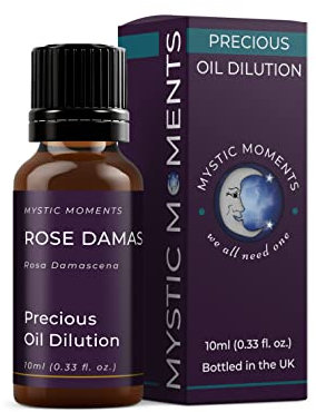 Olio Diluito Assoluto di Rosa Damascata - 10ml - 3% Miscela di Jojoba