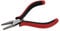 The Beadsmith Flat Nose Pliers, 5 inches (127mm) with Polished Steel Head, Ergonomic Comfort Grip Handle with Double-Leaf Spring