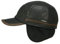 Stetson Baseball Cap Cowhide Schirmmütze mit Ohrenklappen aus Leder - Schwarz (16) - 62-63 cm (XXL)