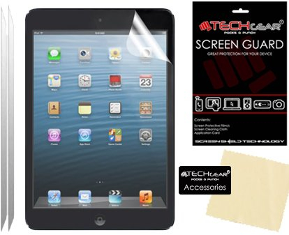 TECHGEAR 2 Pack Matte Anti Glare Screen Protectors for iPad Mini (1st, 2nd, 3rd Gen)