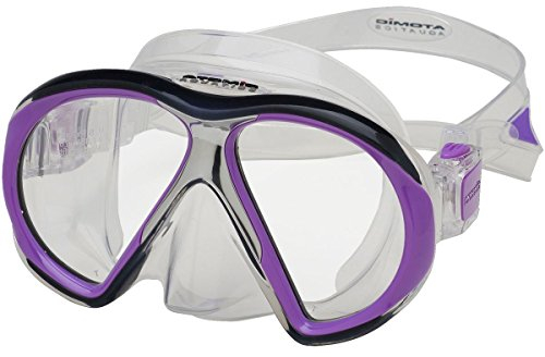 ATOMIC Damen Subframe-Maske, transparent/violett, Medium Fit