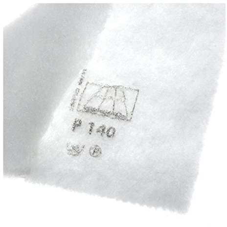 Vilene Volumenvlies P140 flammhemmend zum Einnähen, Fleece, Weiß, 150 cm x 1 m