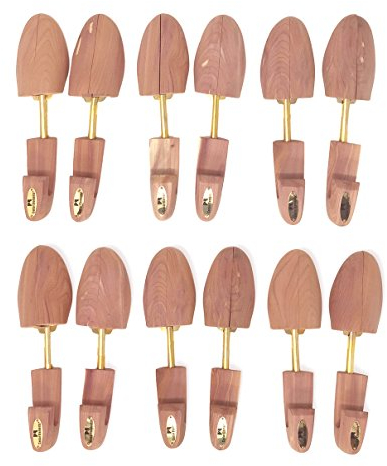 Cedar Elements Little Wholesale Program - Combination Cedar Shoe Trees - 6 Pairs (M)