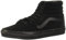 Vans UA Sk8-hi, Zapatillas Altas Unisex Adulto, Negro Intense Black, 39 EU