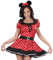 Ladies Mouse Girl Costume Large UK 14-16 for Animal Jungle Farm Fancy Dress