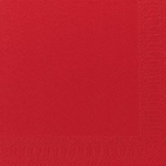 1000 DUNI Servietten, rot, 3-lag., 33x33 cm, 1/4