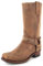 Sendra Stivali da motociclista unisex 8833 in pelle per motociclisti, marrone, 38 EU