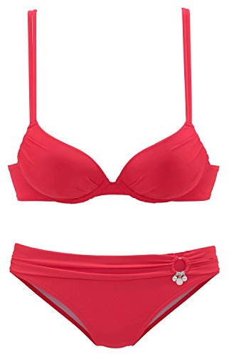 s.Oliver Damen Push-Up-Bikini | Accessoires, Wattiert, Microfaser