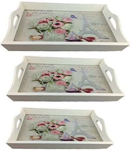 GMMH Knietablett Lavendel Laptop Tablett 33 x 43 x 5 cm