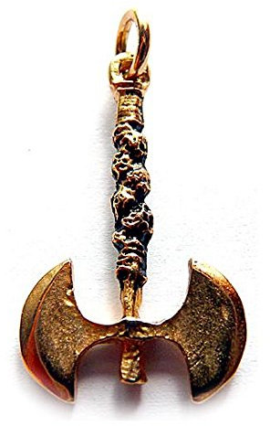 Nordic Axe Pendant Pendant (in Gold)