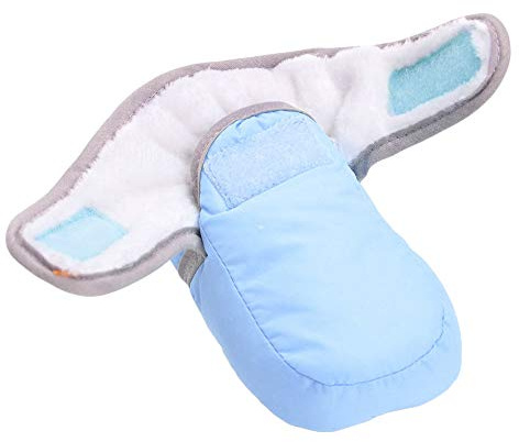 ESTAMICO Baby Winterstiefel Jungen Winter Babyschuhe Mädchen Blau 12-18 Monate