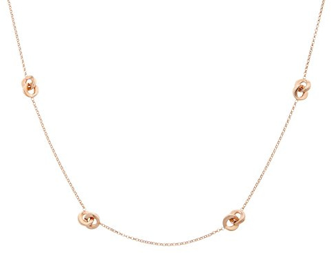 Orphelia Damen-Kette mit Anhänger Fantasie teilvergoldet 45 cm-ZK-7177/RG