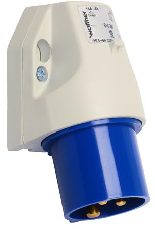 Walther Werke 610306 610306 Prise murale mâle CEE 16 A 3 pôles 230 V 1 pc(s)