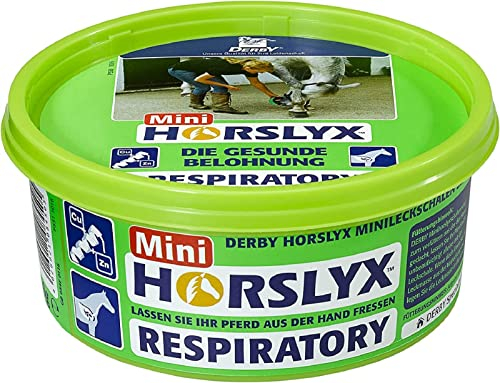 Mini Horslyx Leckmasse, Pferde Nahrungsergänzung, Respiratory 650g