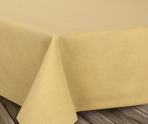 BEAUTEX Tischdecke Leinenoptik eckig 160x260 abwaschbar | fleckenabweisend, bügelfrei, pflegeleicht, Lotuseffekt, viele Größen & Farben wählbar, für Küche, Esszimmer, Balkon & Garten