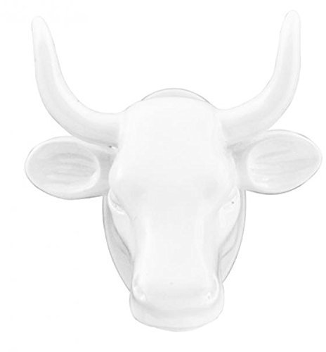CowParade Magnet Weiss - Der kultige Kopf Nun als Magnet