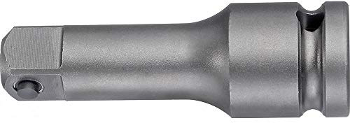 ASW 5202 Verlängerung mit Innen-/Außenvierkant, silber, 1/2 Zoll, 75 mm