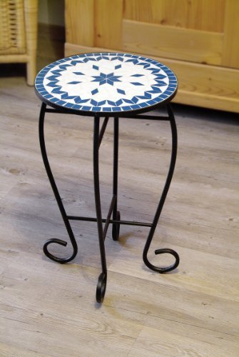 My Home Mosaik-Tisch, blau