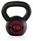 Kettlebell 10kg Kugelhantel Hantel Gewicht Training Cross-Fit Vinylummantelt rot