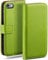 moex Book Case für iPhone 6s / iPhone 6 Handyhülle mit Kartenfach, Hülle klappbar 360 Grad Schutzhülle, Klapphülle Flip Case Cover, PU Leder Handytasche Lederhülle, Grün