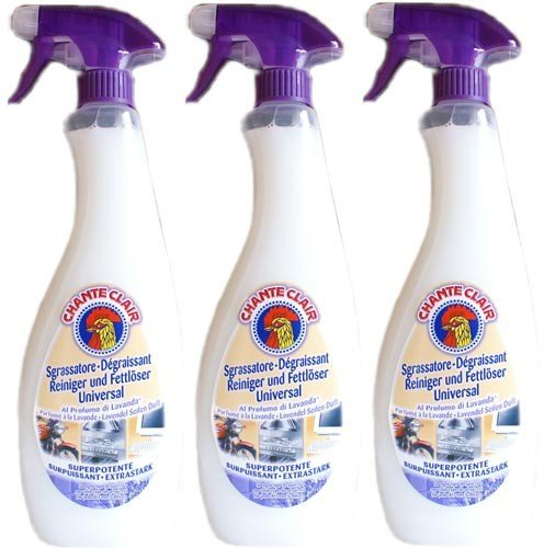 3x Chante Clair Lavanda 'Sgrassatore universale' Superpotente, 750ml
