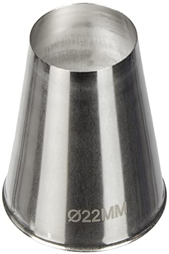 Silikomart 43.319.99.0000 BT222 Douille pour Poche à Douille Inox, Argent