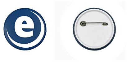 Enterprise Products - Zubehör für 250 Buttons mit Sicherheitsnadel - 45mm