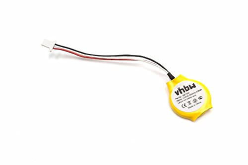 vhbw batteria bios compatibile con Lenovo ThinkPad X60 Tablet PC 6366, X60 Tablet PC 6365 computer notebook (200mAh, 3V, Li-Ion)