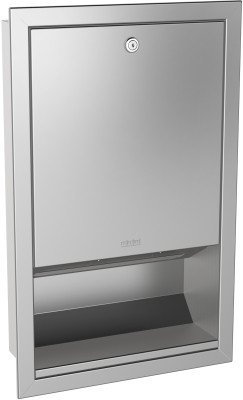KWC Papierhandtuchspender RODX600E zur Unterputzmontage aus Edelstahl