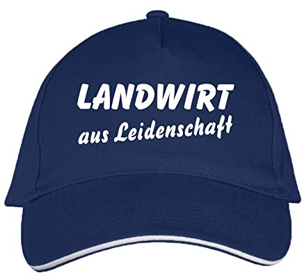 Sol's / Fassbender-Druck Basecap mit Landwirt Bedruckt (Landwirt Navyblau)