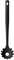 Brabantia 365126 Spaghetti Scoop, All Nylon, Black