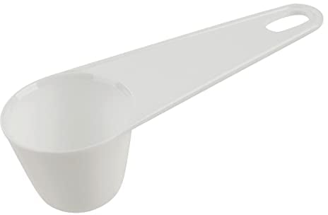 Fackelmann Cuillère/doseur à café en Plastique, 11,5 cm, Blanc Ou Brun