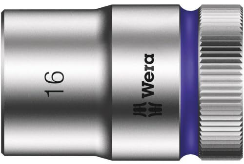 Wera Zyklop 003607 8790 HMC-Steckschlüssel 1/2 Zoll Antrieb X SW 16 mm