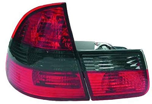 in.pro. 1214697 HD Rückleuchten BMW E46 Baujahr: 98-05 nur Touring 4-teilig, Klarglas rot-grau
