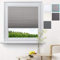 WOLTU Plissee Klemmfix ohne Bohren 45x130cm (BxH) Grau Faltrollo Plisseerollo mit Klemmträger Lichtdurchlässig, Jalousie Sichtschutz und Sonnenschutz Easyfix Rollo für Fenster & Tür