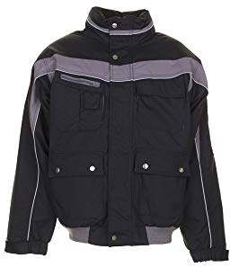 Planam 2590044 Plaline Winterblouson, Schwarz/Zink, Größe S