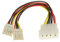 Energía Divisor Cable - 4 Pines Molex a 2 x 4 Pines Floppy Clavijas