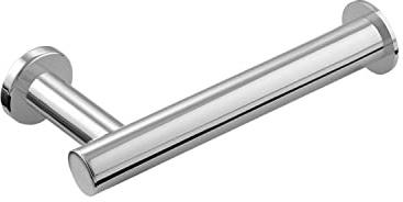 COSMIC Toilet roll holder Light grey Installation with Screws Measures 16 x 9 x 4.5 cm