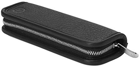 SONNENLEDER - hochwertiges SchreibetuiGRASS Farbe: Schwarz *Echtes Leder*