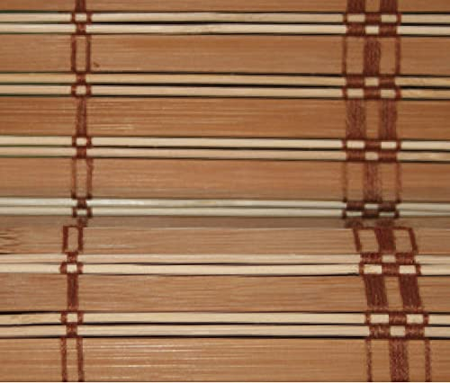 VERDELOOK Africa, Tapparella in Listelli di Bamboo, 120x250 cm, Marrone Chiaro