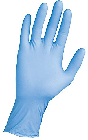 Linea Premium ESNC/ M Guanto Nitrile, Blu Syntho, Powderfree, M