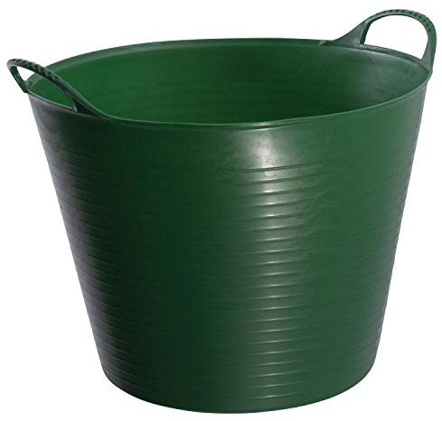 Faulks & Cox Tubtrugs 26L Medium Flexible 2-Handled Recycled Tub, Green