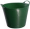 Faulks & Cox Tubtrugs 26L Medium Flexible 2-Handled Recycled Tub, Green