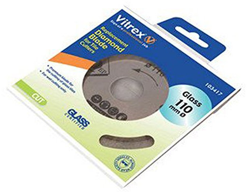 Vitrex VIT103417 Lame en verre diamant 110 mm